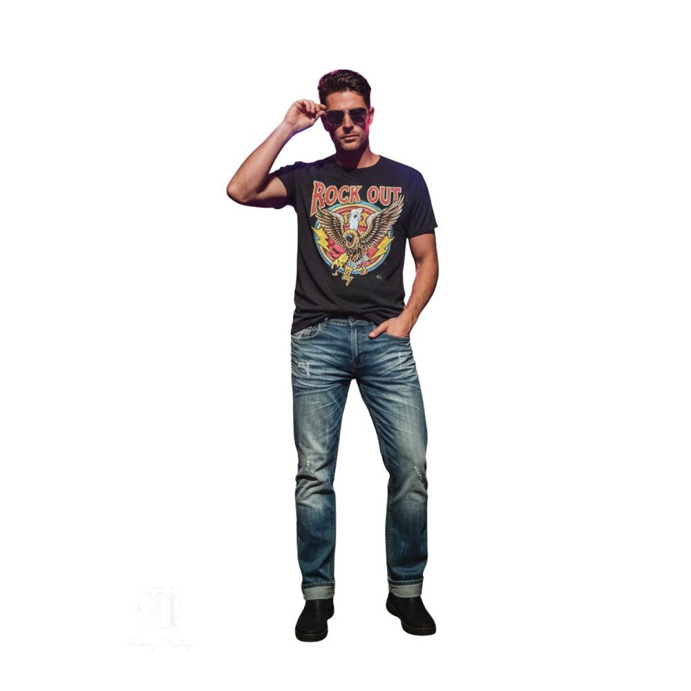 Buffalo David Bitton Mens 36x30 Six-Slim Straight Blue Denim Jeans (W0513)‎